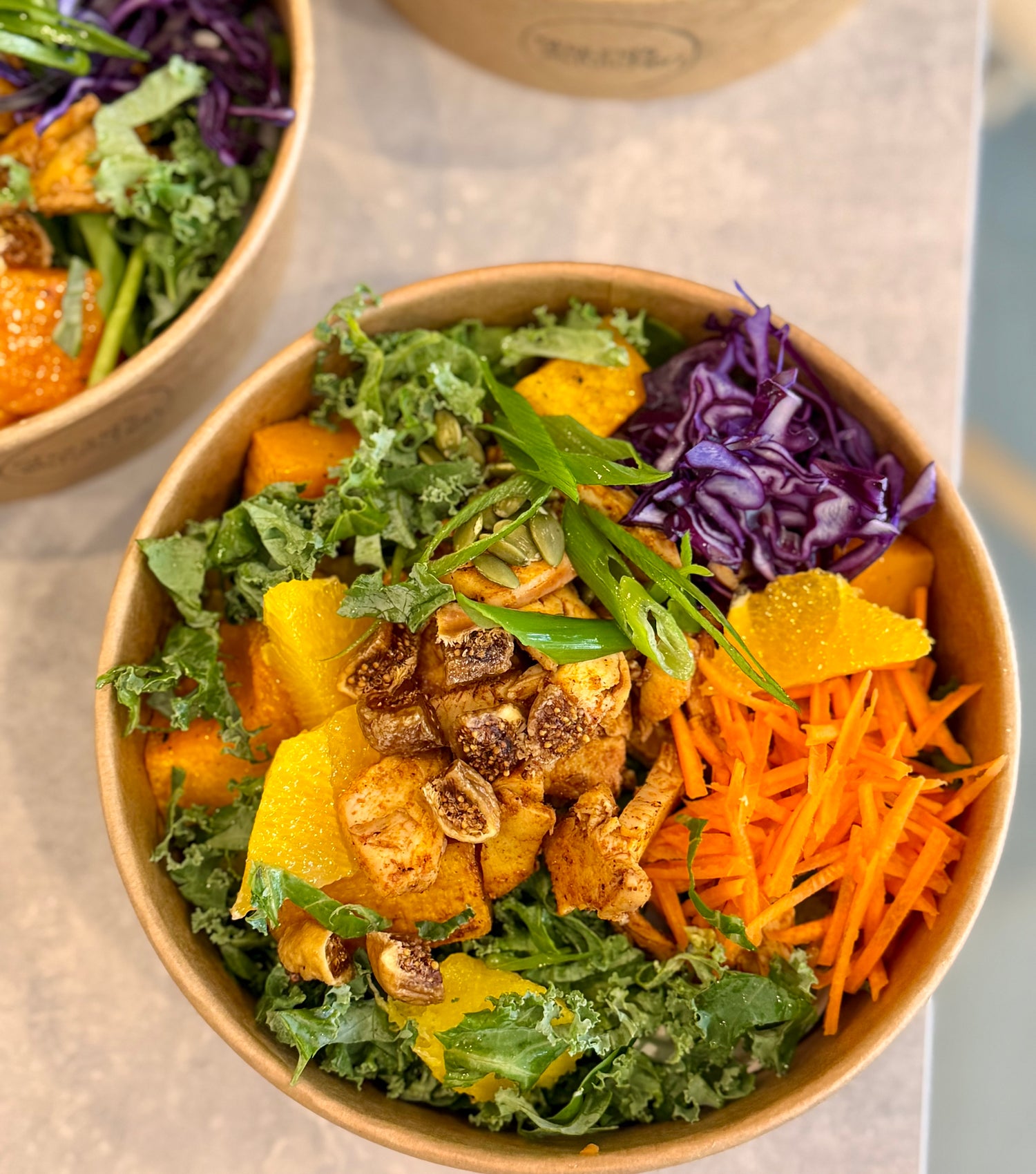 Harvest Chicken Squash Salad with Roasted Apple Maple Coconut Dressing