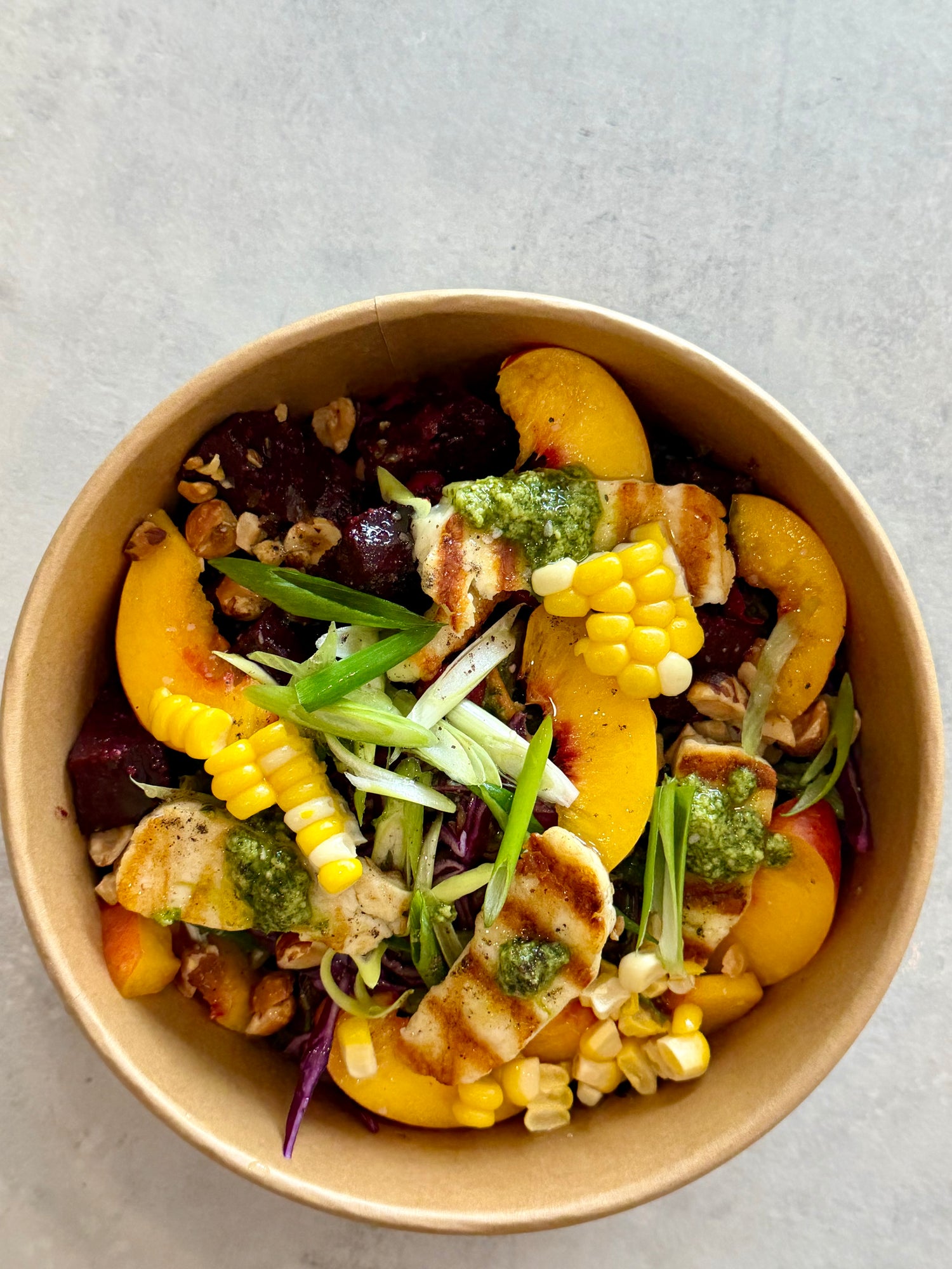 The Summer Orchard Grilled Haloumi Salad