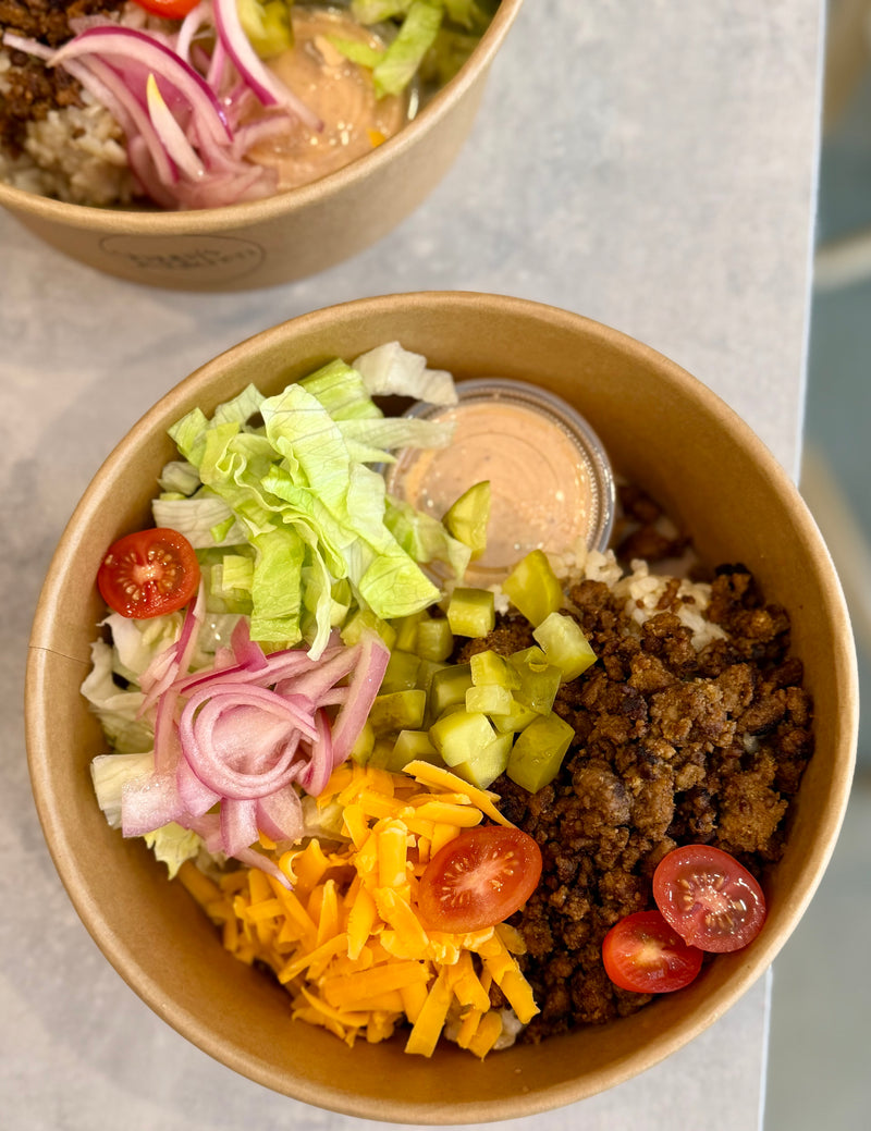 Bunless Burger Bowl
