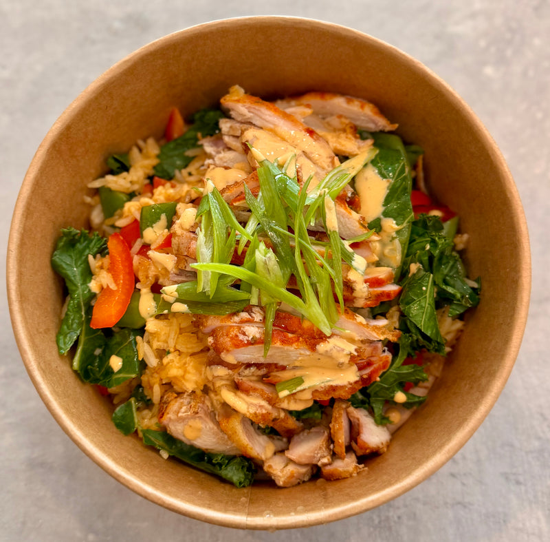 Cajun-Lime Baked Chicken Bowl