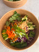 Korean Beef Bowl with Gochujang, Spicy yogurt, and Fresh Chopped Vegetables