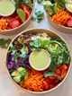 Spiced Beef Taco Salad Bowl